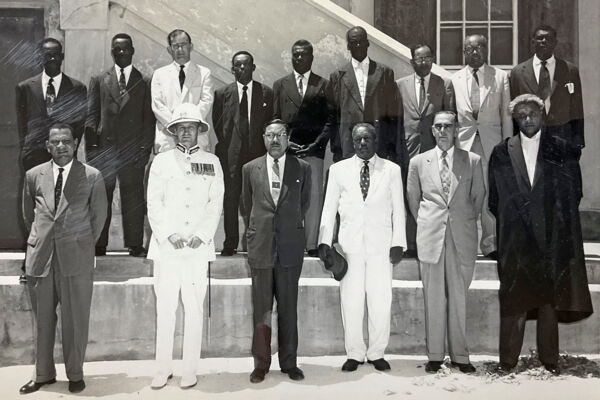 The members of the 1959 Legislative Assembly in Turks and Caicos
