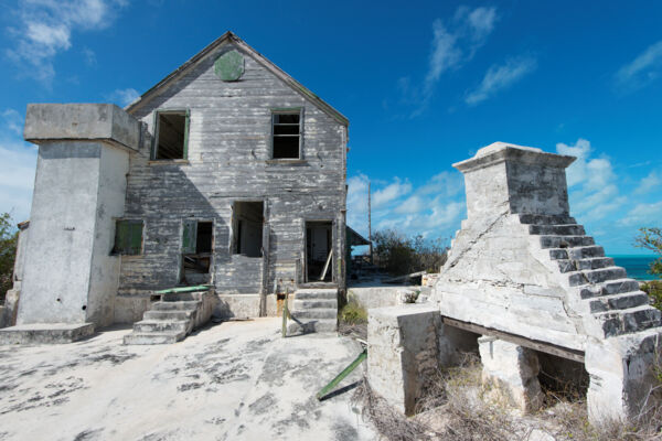 The old District Commissioners mansion on South Caicos