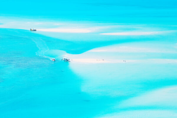 Sandbars in the Turks and Caicos