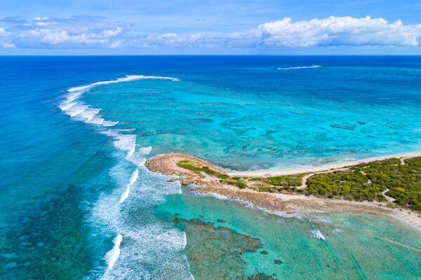 Aerial view of Northwest Point, Providenciales