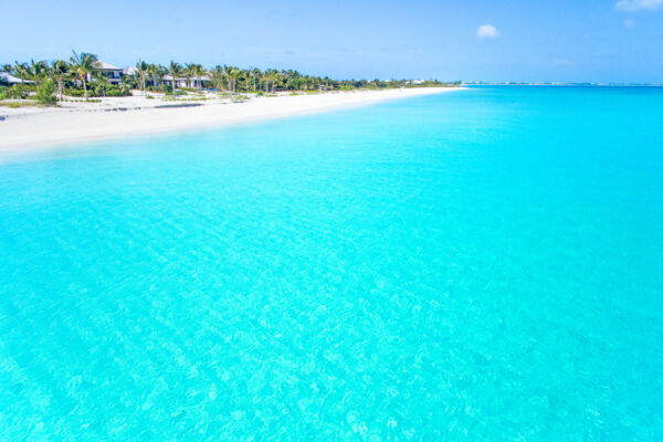 Luxury beachfront villa on Leeward Beach