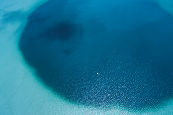 Giant ocean blue hole