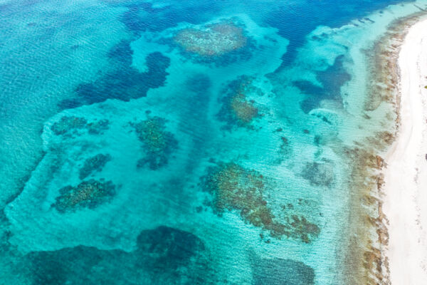 Aerial view of western Smith's Reef.