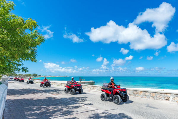 Atv tour at Cockburn Town in Grand Turk.