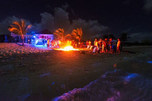Beach bbq in Turks and Caicos