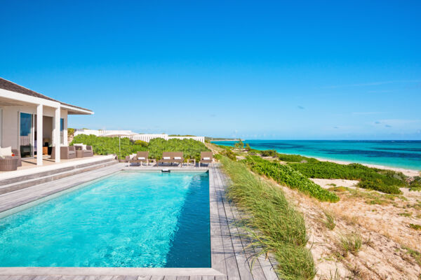 Sailrock Resort beachfront villa accommodation with swimming pool
