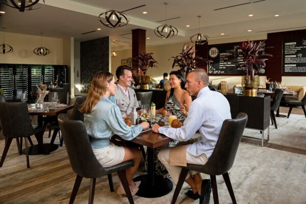 Interior at BLT Steak restaurant in the Turks and Caicos