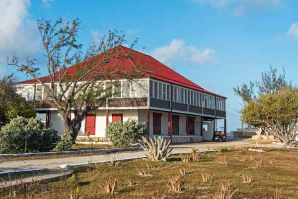 The Brown House villa at Balfour Town on Salt Cay