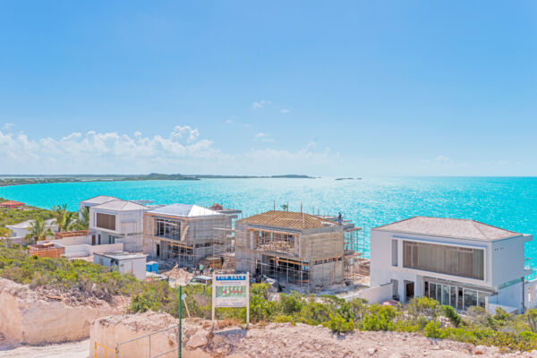 Wymara Villas under construction at Turtle Tail on Providenciales