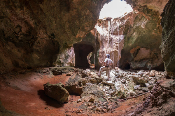 Caves on East Caicos.