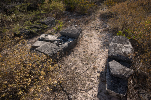 Colonial graves on The Island at Grand Turk