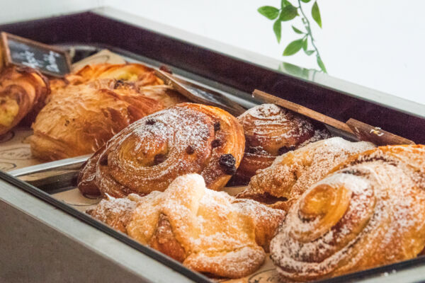 Fresh pastries made in the Turks and Caicos