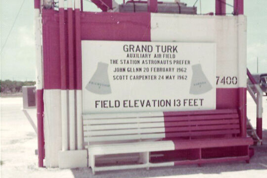 US Air Force South Base on Grand Turk, circa 1970.