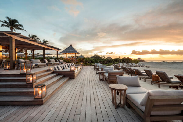 Beach Club at the COMO Parrot Cay resort