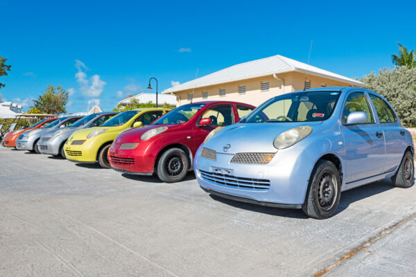 Economy class rental cars on Grand Turk