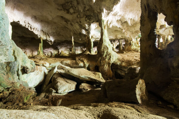 South-eastern main gallery at Conch Bar Caves