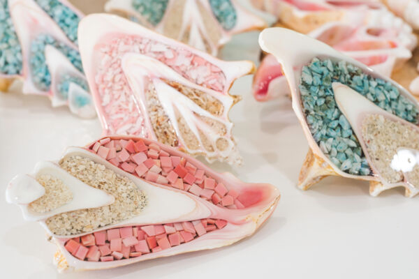 Decorative conch paper weight by Wellington Designs