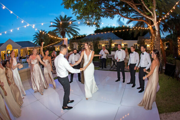 First dance at a wedding in Turks and Caicos.