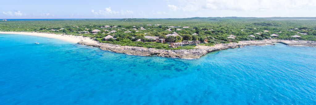 Turquoise water at Amanyara Resort and Malcolm's Road Beach