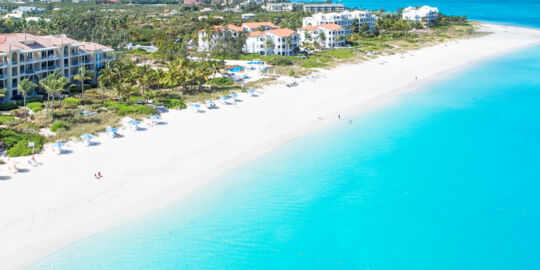 Incredible Grace Bay Beach on Providenciales.