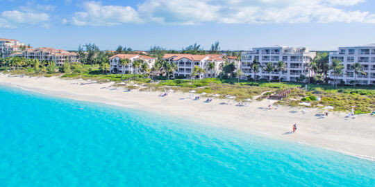 Luxury resorts on Grace Bay Beach, Turks and Caicos