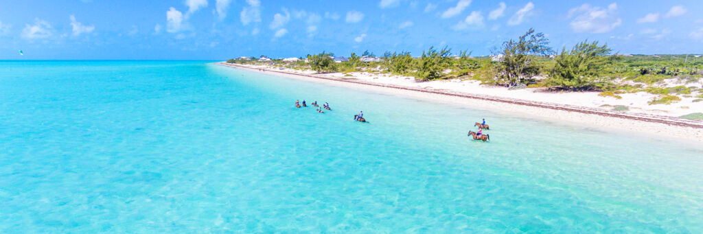 Horseback riding in the Turks and Caicos