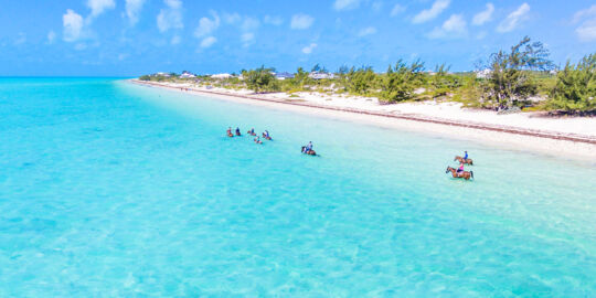 Horseback riding in the Turks and Caicos