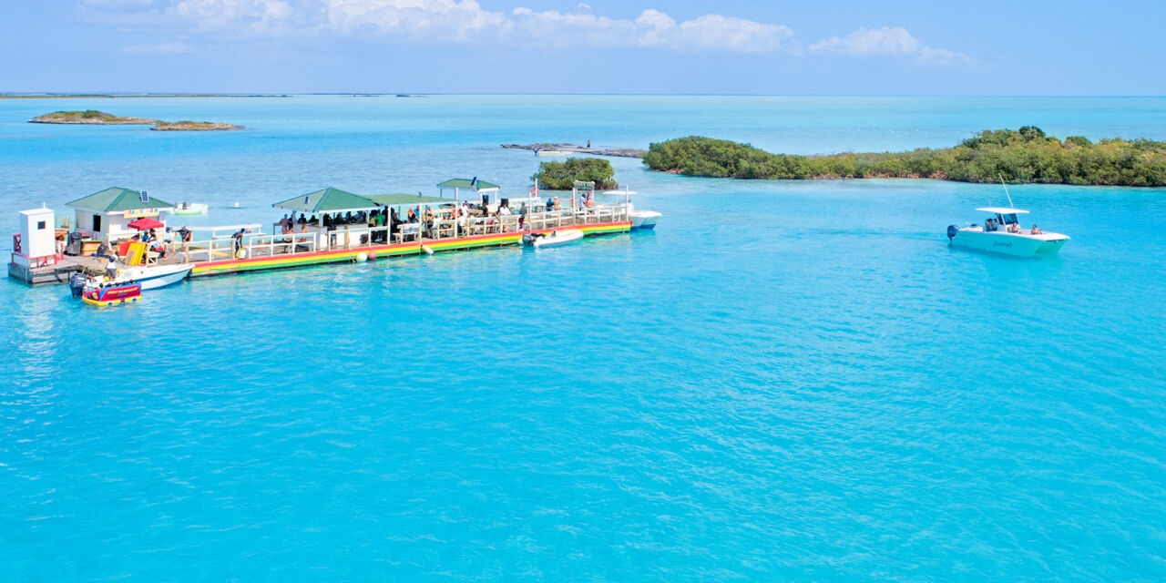 Floating Bars Visit Turks and Caicos Islands