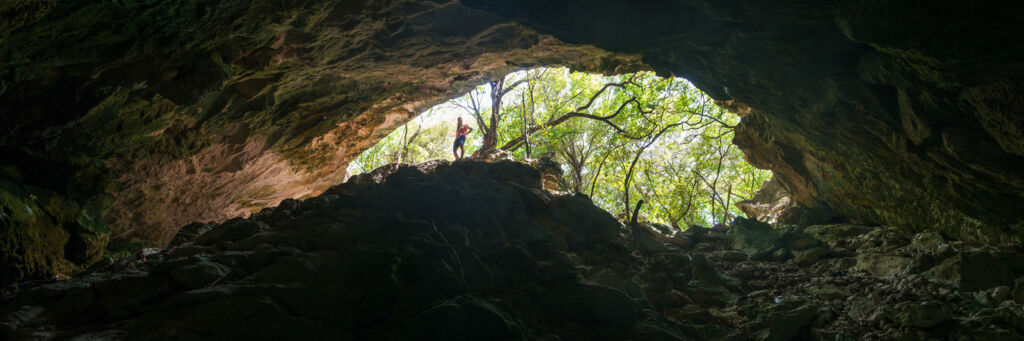 Northern cave at the Airport Cave on Providenciales