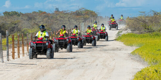 ATVs in the wetlands on Grand Turk