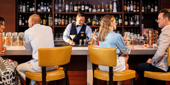 Bar at BLT Steakhouse in the Turks and Caicos