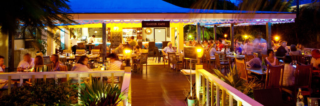 Tables at Caicos Café