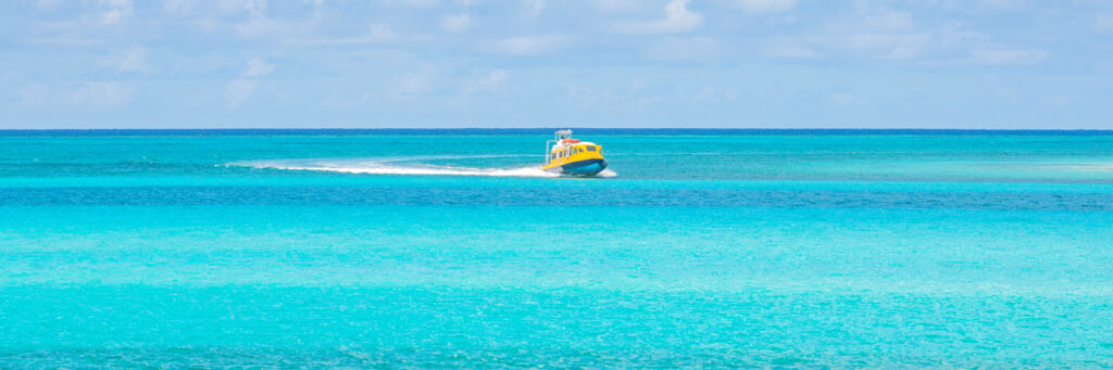 South Caicos ferry, Turks and Caicos.