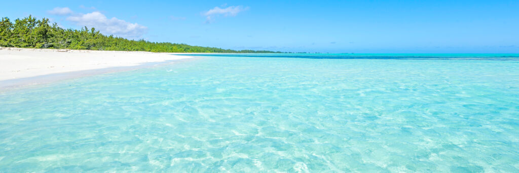 Secluded Cedar Point Beach in the Turks and Caicos