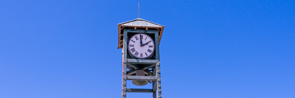 Small clock tower on Grand Turk