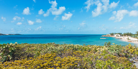 Cockburn Harbour as seen from Tucker Hill on South Caicos