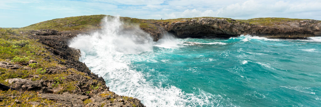 Juniper Hole and the Crossing Place Trail in the Turks and Caicos