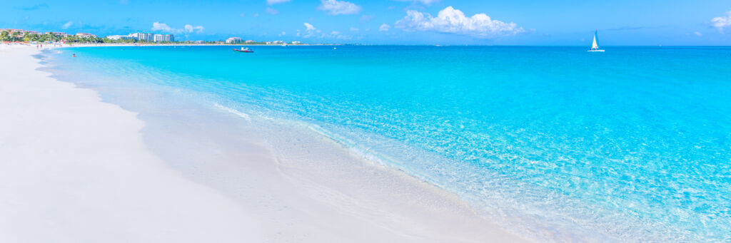 Grace Bay Beach at Providenciales, Turks and Caicos.