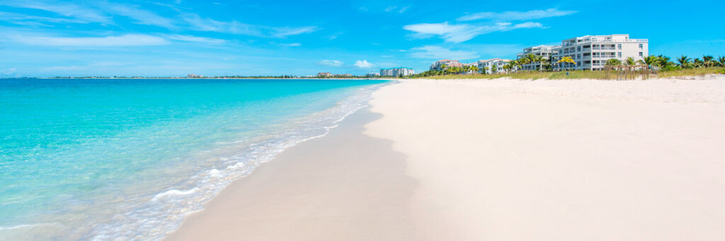 Grace Bay Beach and resorts at Forbes Point