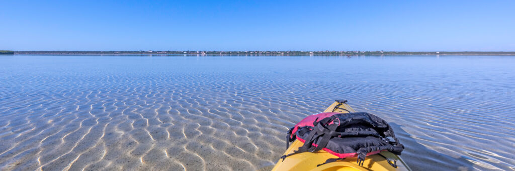 Kayak at Bottle Creek in the Turks and Caicos
