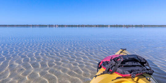 Kayak at Bottle Creek in the Turks and Caicos