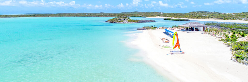 The Lagoon Beach at Sailrock Resort on South Caicos