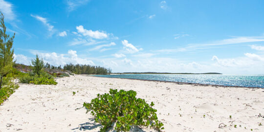 Sunny day at East Bay Beach on South Caicos