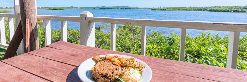 Fish dinner at Mangrove Bay Restaurant