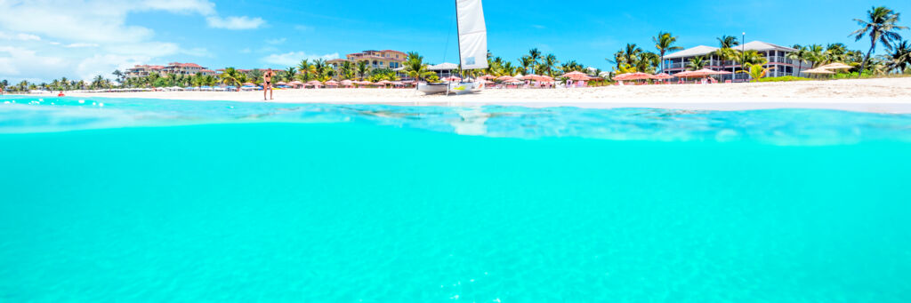 Beach at Ocean Club West resort