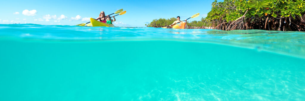 Kayaking in the Turks and Caicos