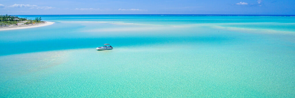 Sandy Point Beach in the Turks and Caicos