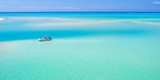 Sandy Point Beach in the Turks and Caicos