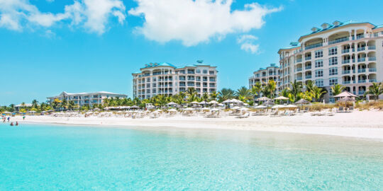 The luxury Seven Stars Resort on Grace Bay Beach
