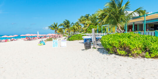 Ricky's on the Beach restaurant in Turks and Caicos